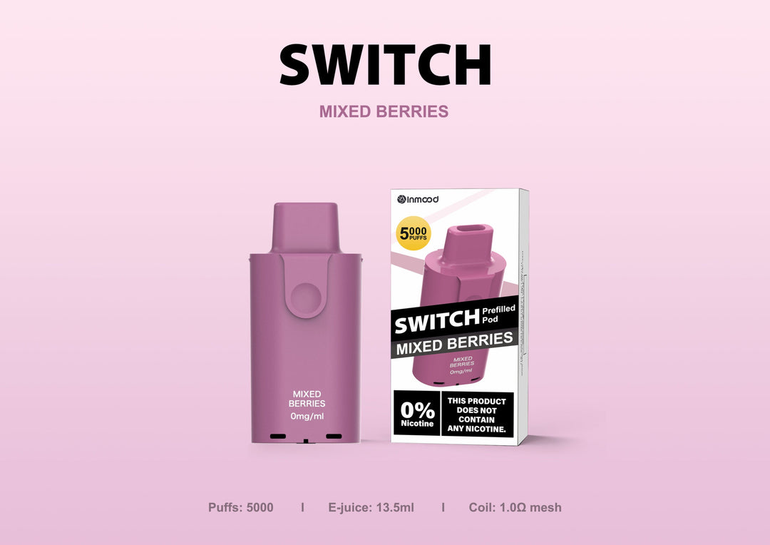 Inmood Switch 5000 Puffs 0% Pre-filled Replacement Pod