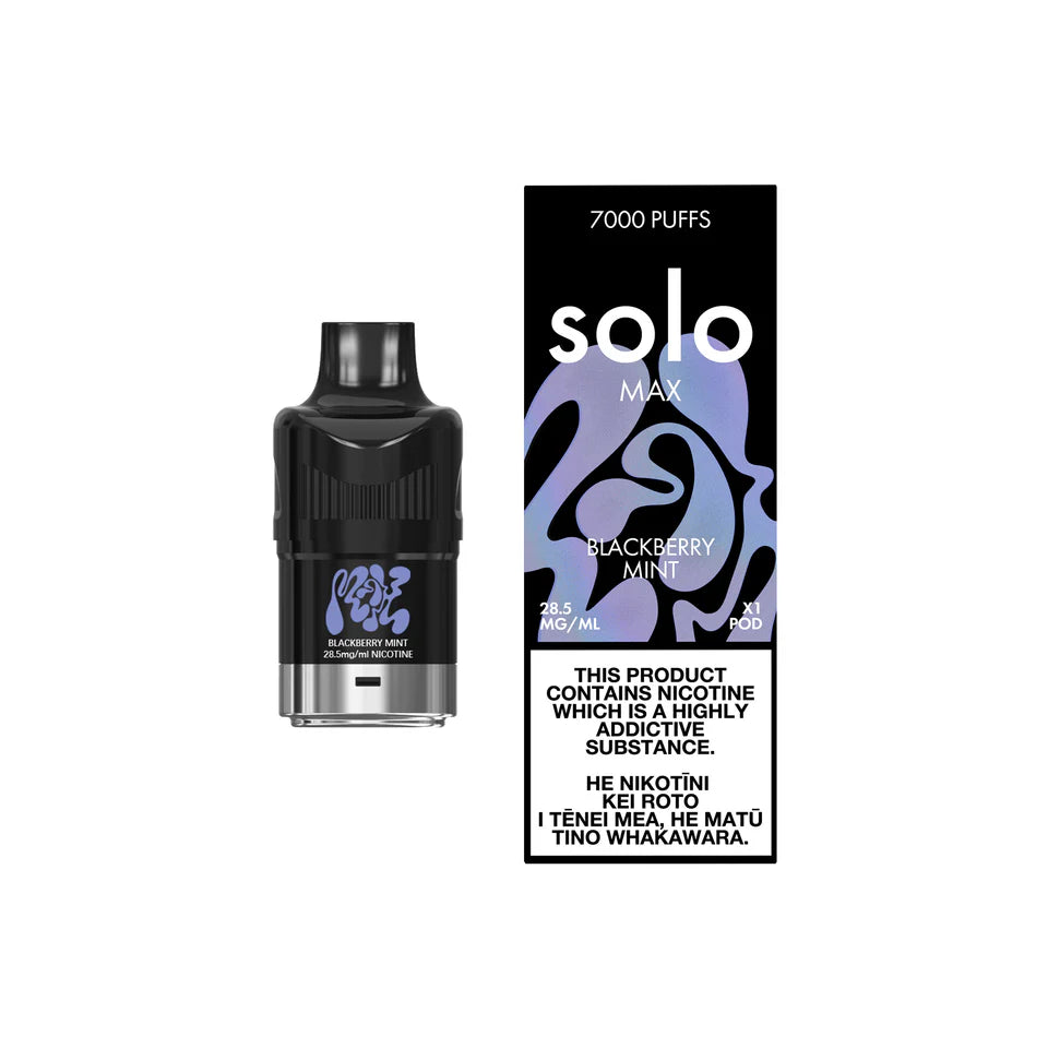 SOLO MAX Pre-filled Vape Pods 28.5mg/ml