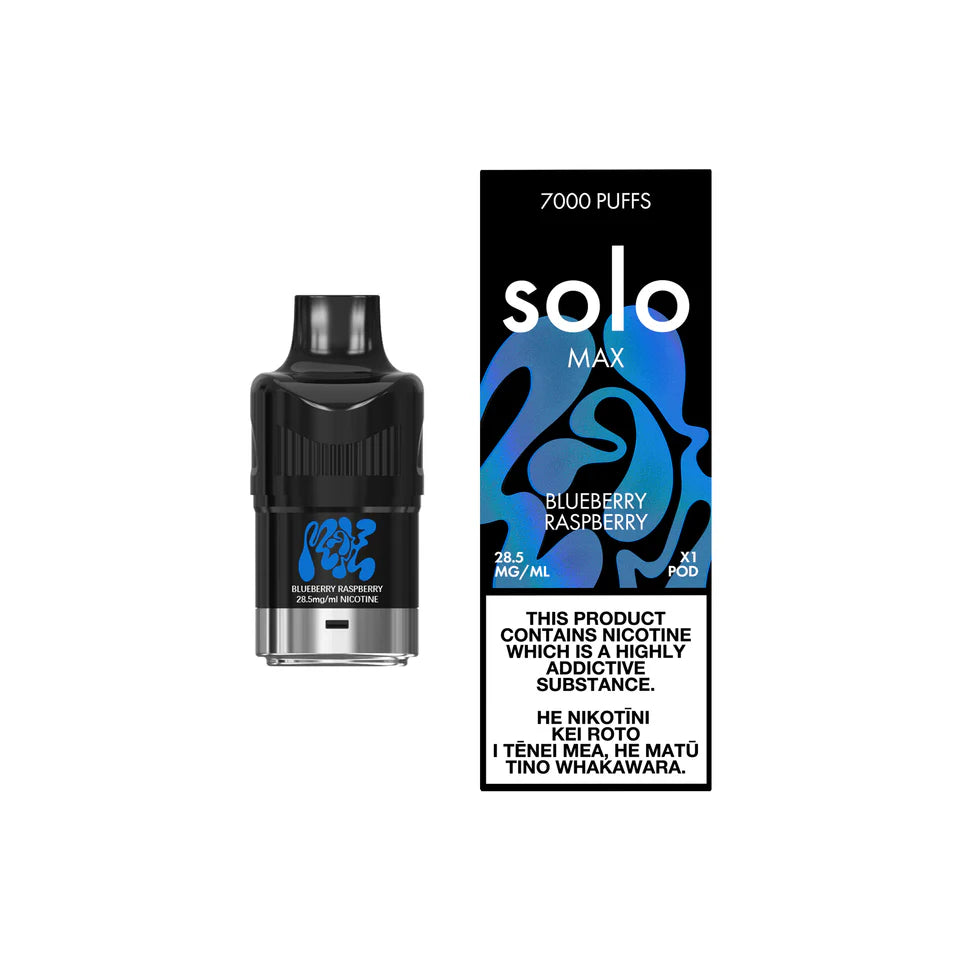 SOLO MAX Pre-filled Vape Pods 28.5mg/ml