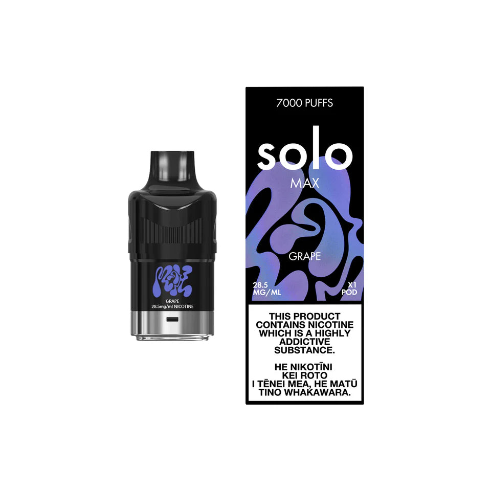 SOLO MAX Pre-filled Vape Pods 28.5mg/ml