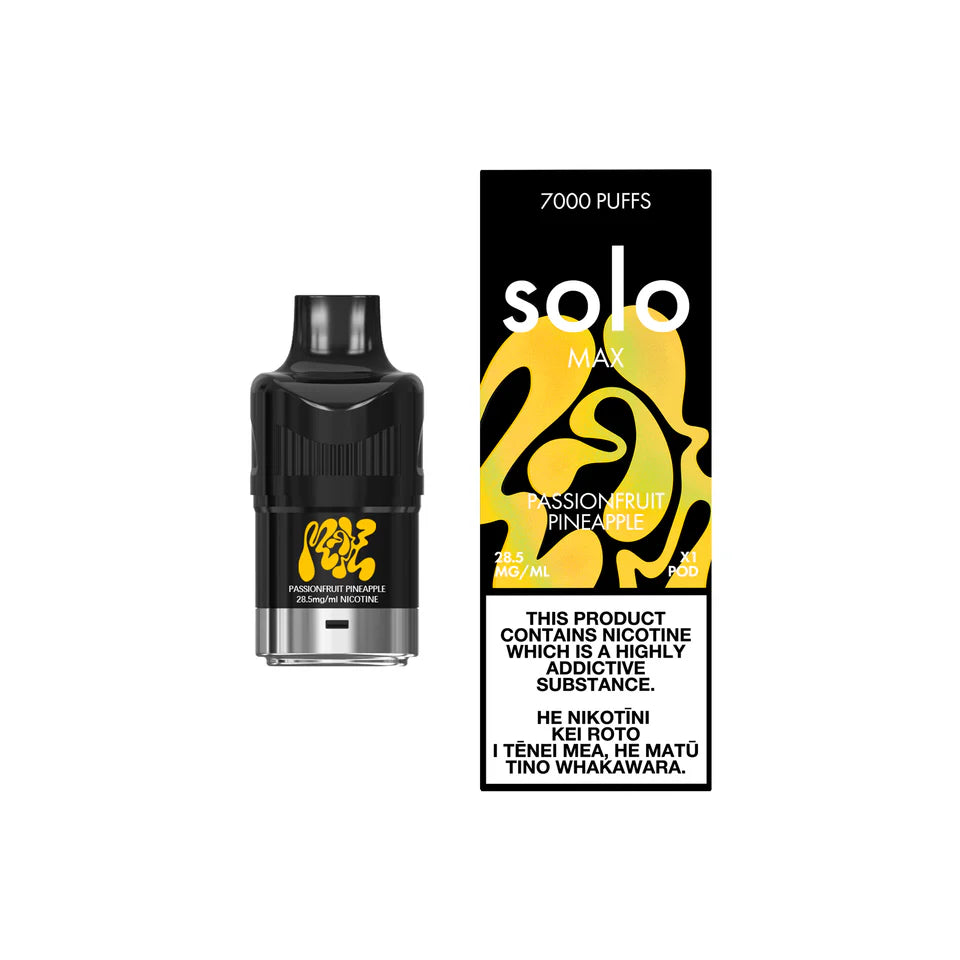 SOLO MAX Pre-filled Vape Pods 28.5mg/ml