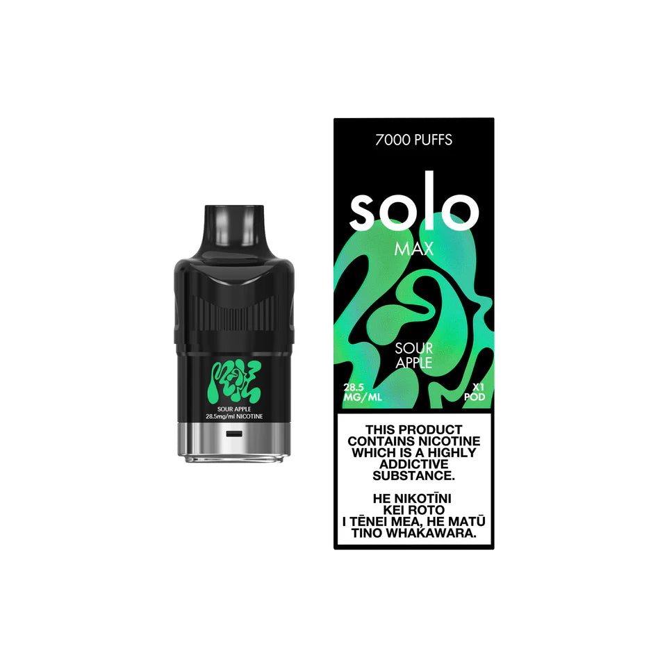 SOLO MAX Pre-filled Vape Pods 28.5mg/ml