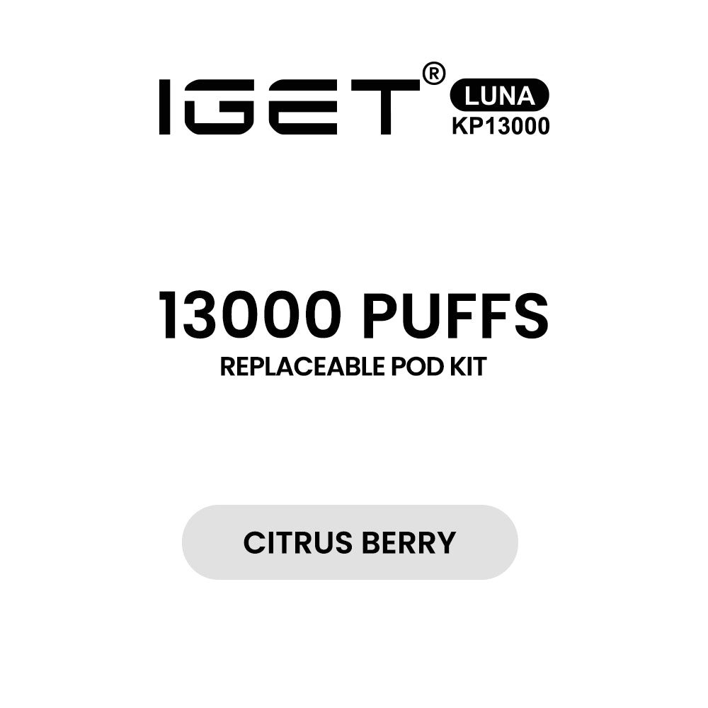 IGET LUNA KP13000 Pre-filled Pod 28.5mg/ml